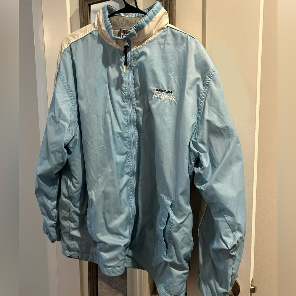 Carolina Tar Heels Light Blue Windbreaker Jacket